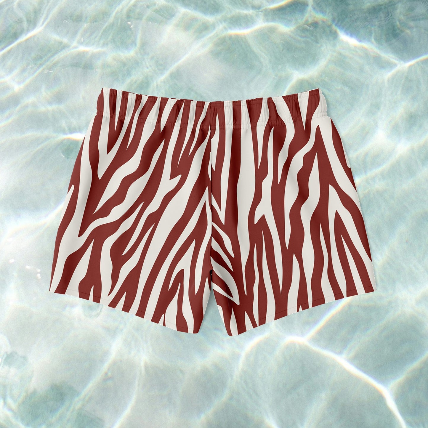 Brown Zebra Swim Shorts - SANTE Swimwear