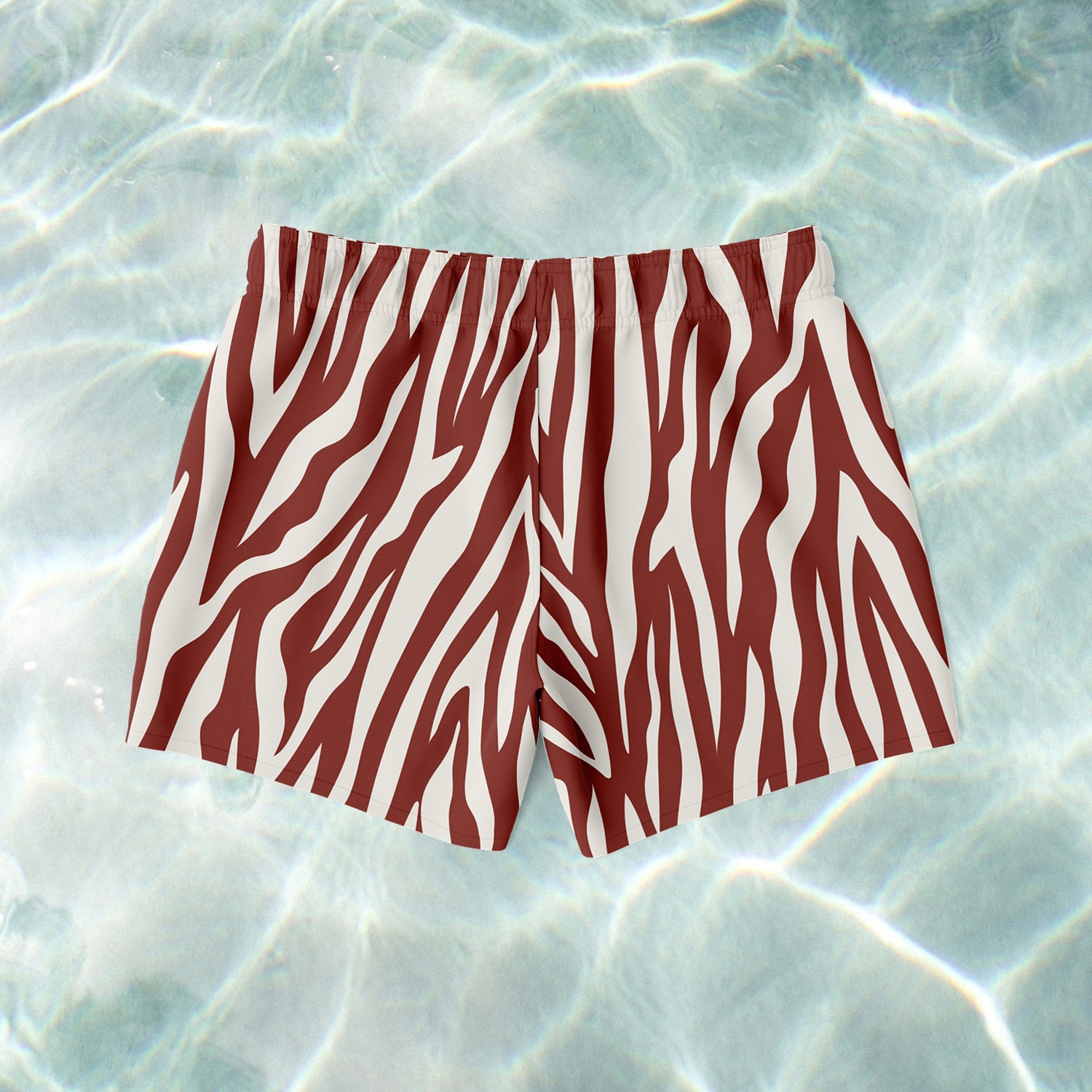 Brown Zebra Swim Shorts - SANTE Swimwear