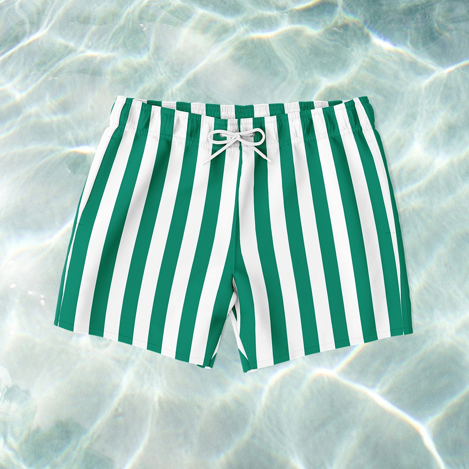 Emerald Stripe Swim Shorts SANTE Swimwear