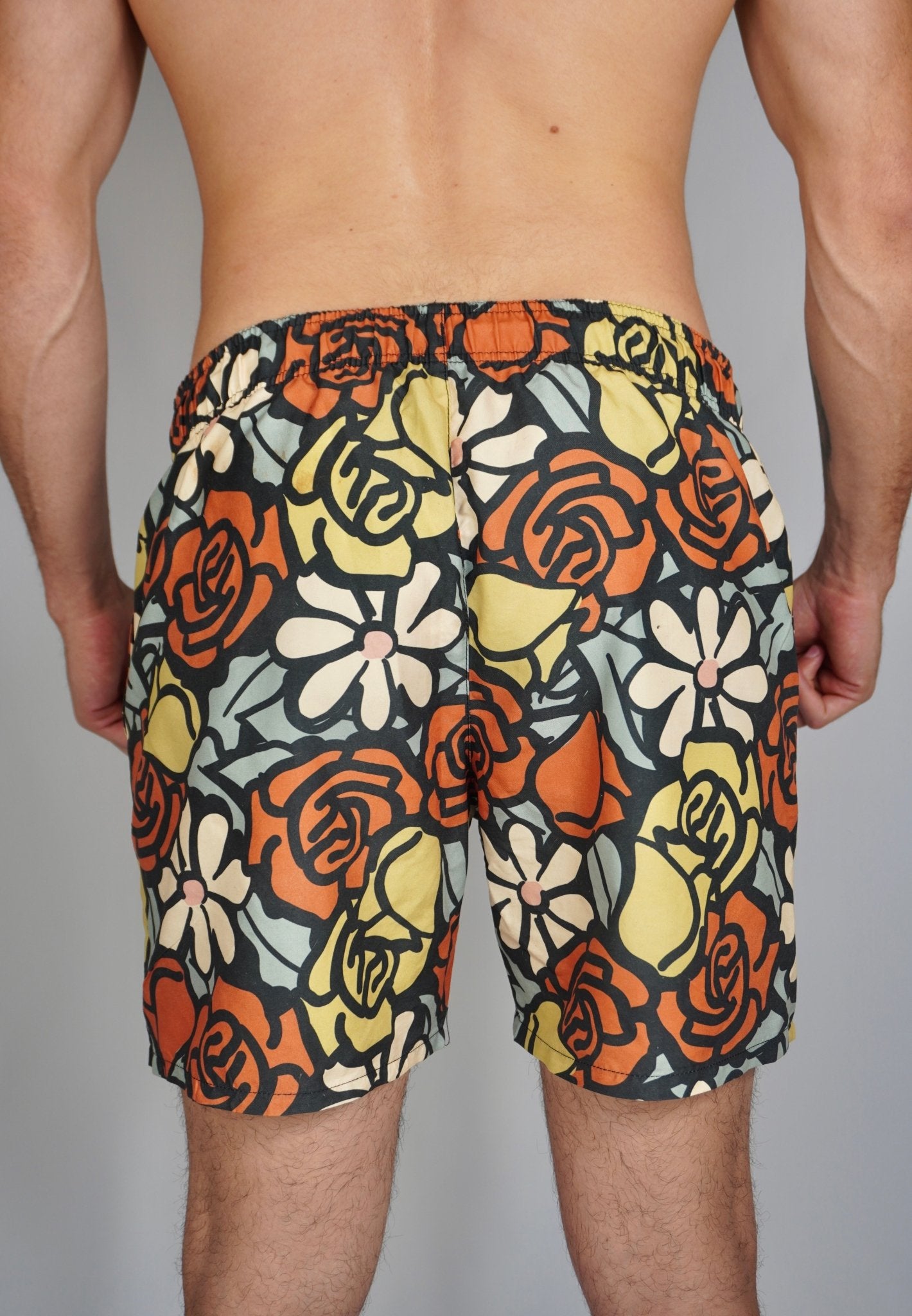 Floral Swim Shorts - SANTE Swimwear