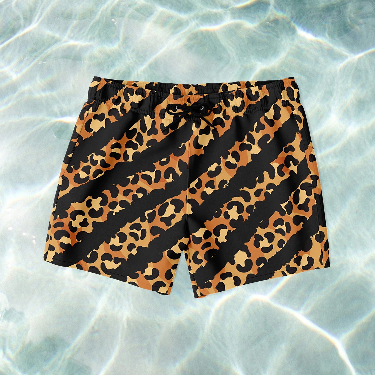 Leopard Luxe Swim Shorts - SANTE Swimwear