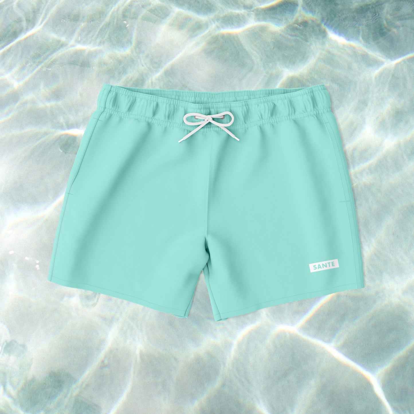 Classic Cyan Swim Shorts