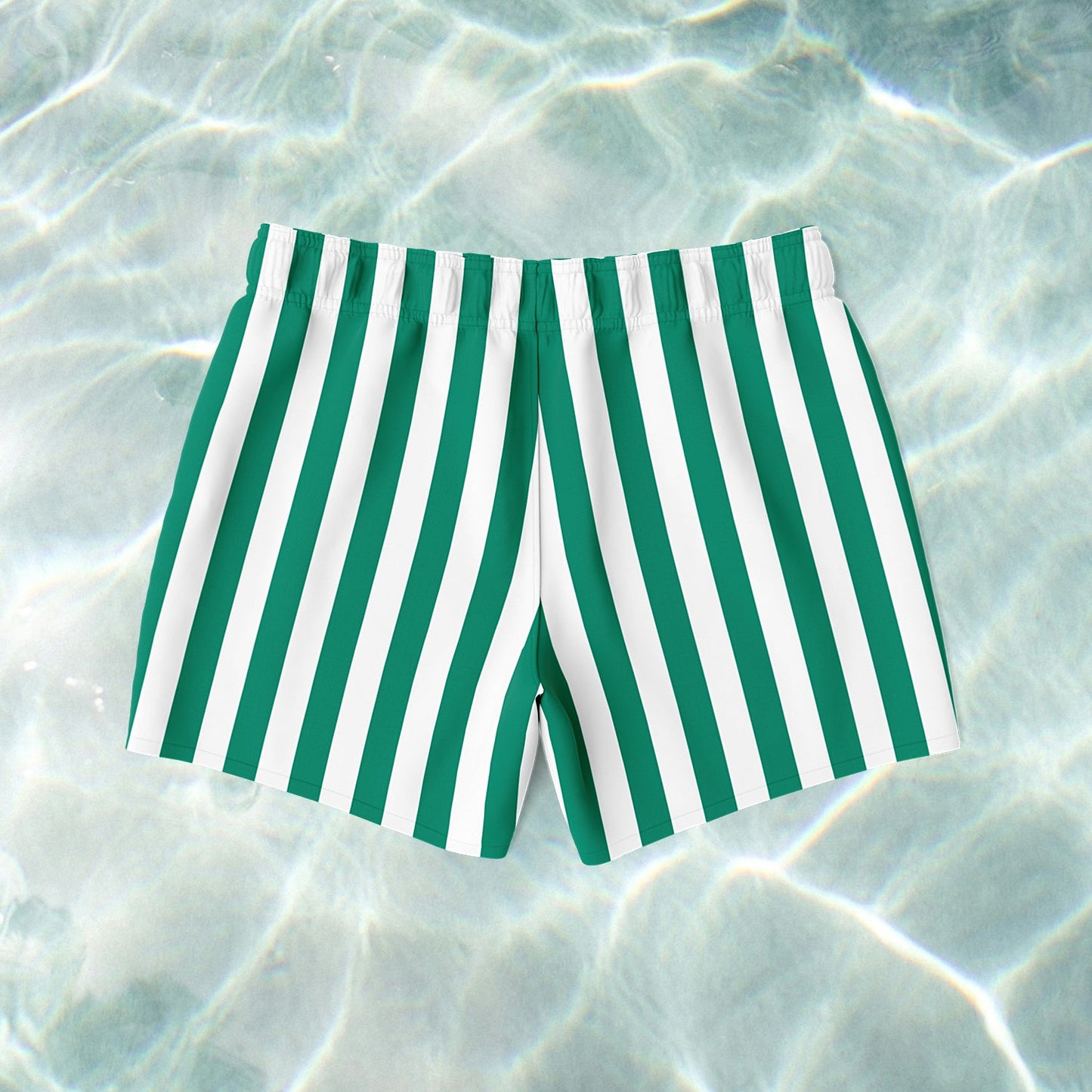 Emerald Stripe Swim Shorts - SANTE Swimwear