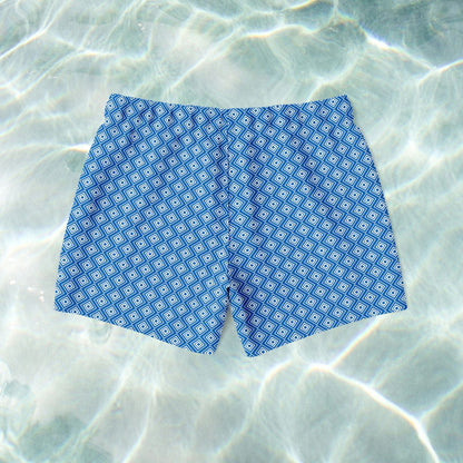 Geometric Swim Shorts - SANTE Swimwear