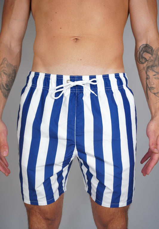 Ocean Stripe Swim Shorts - SANTE Swimwear