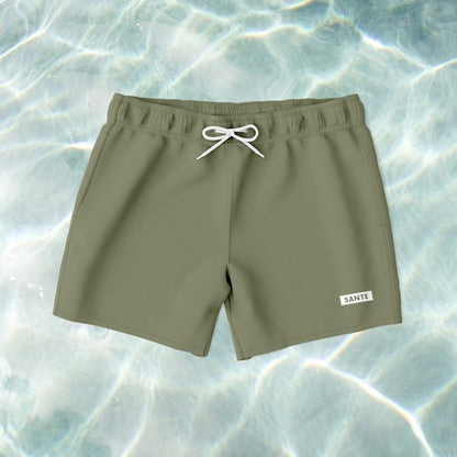 Classic Green Swim Shorts