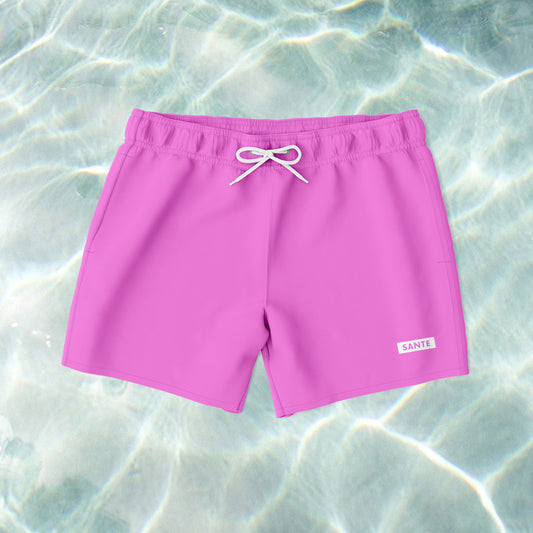 Classic Pink Swim Shorts