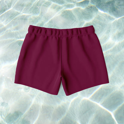 Classic Red Berry Swim Shorts