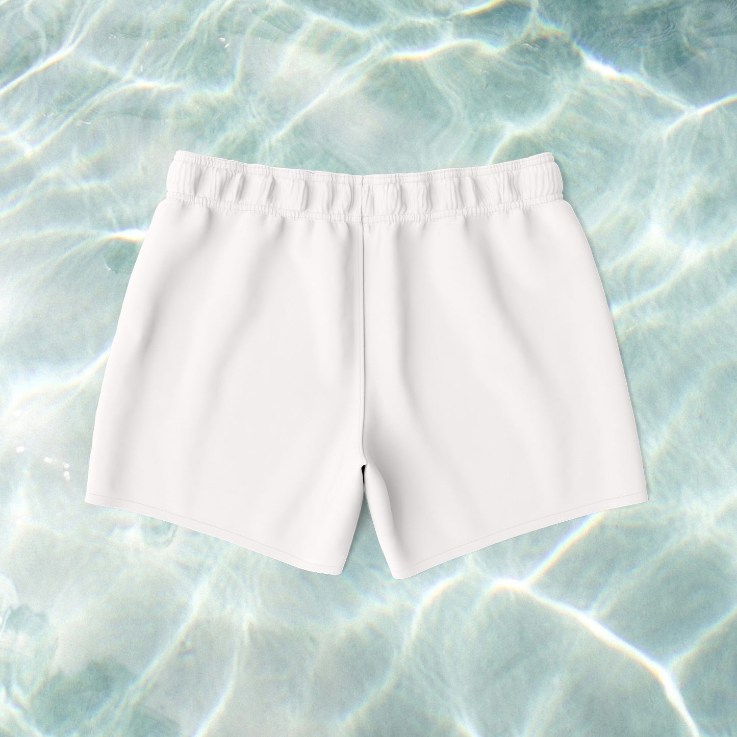 Classic White Swim Shorts