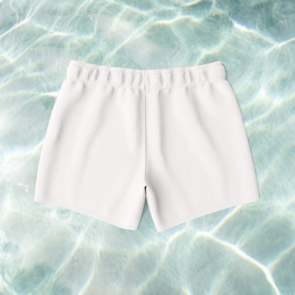 Classic White Swim Shorts