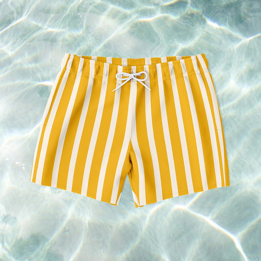 Sunset Stripe Swim Shorts - SANTE Swimwear