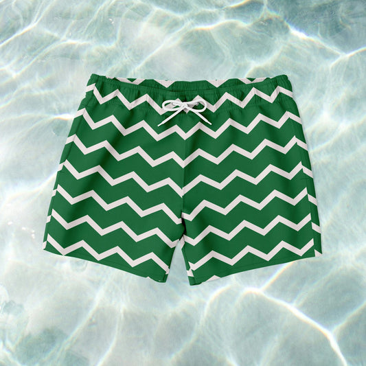 Zig Zag Waves Swim Shorts - SANTE Swimwear