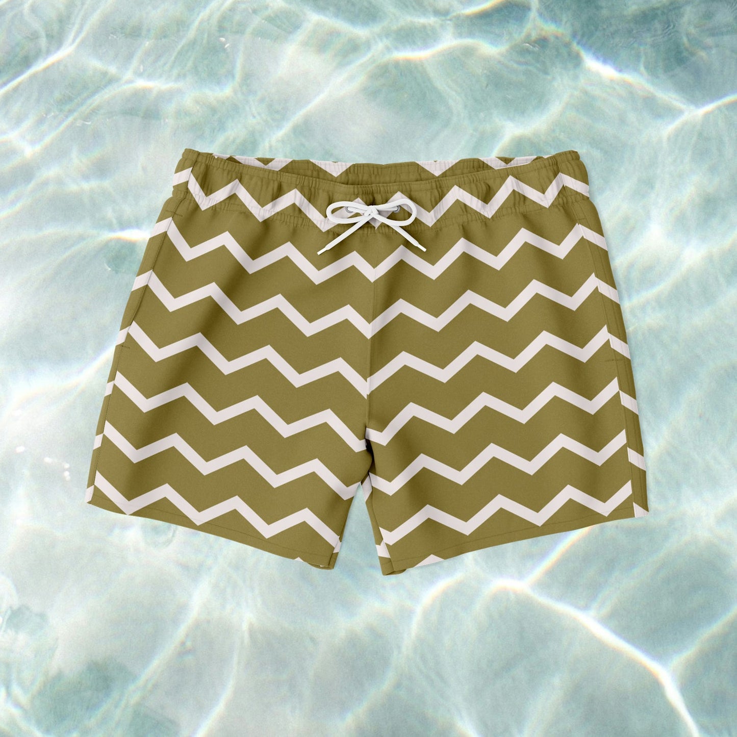 Zig Zag Waves Swim Shorts - SANTE Swimwear